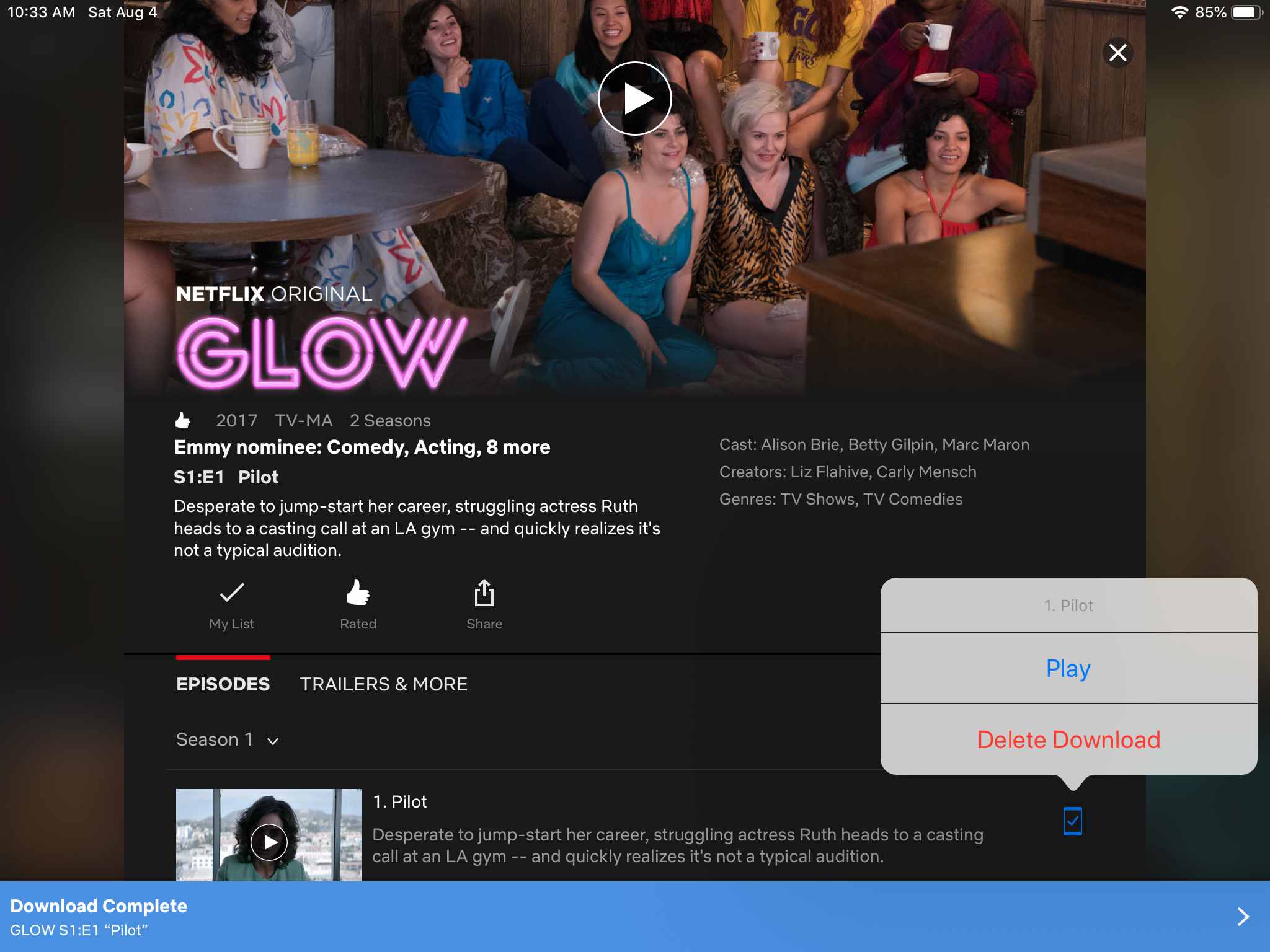 Netflix download movies on mac